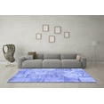 thumbnail image 3 of Ahgly Company Indoor Rectangle Patchwork Blue Transitional Area Rugs, 7' x 10', 3 of 4