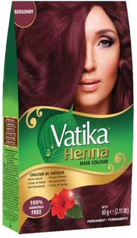 "VATIKA Henna Burgundy Hair Color - 60 Grams (2.11oz)" - Walmart.com