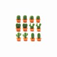 thumbnail image 1 of Imán para nevera, imán de cocina, imán de oficina, pizarra blanca y tabla de limpieza en seco, bonito y colorido diseño en maceta (12 juegos) (Cactus) WD.WDQZL Hogar, 1 of 9