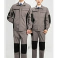 thumbnail image 7 of Zedker Men's Coveralls and Work Jumpsuit for Men Coveralls Long Sleeve Overall Loose Workwear with Pockets,Plus Size Brown S, 7 of 7