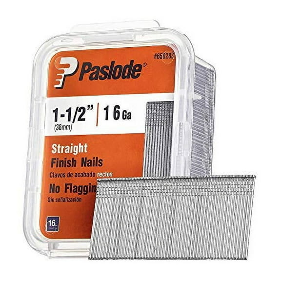 Paslode, Finishing Nail, Straight, 16 Gauge, 2,000 per Box, 1 1/2 inch