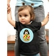 thumbnail image 2 of Kokeshi Doll With Acorns T-Shirt Infant -Image by Shutterstock,  12 Months, 2 of 4
