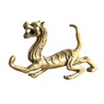 thumbnail image 3 of Adornos de cuatro bestias divinas de latón Qinglong Tigre blanco pinzón rosa Xuanwu cuadrado de bronce sala de estar salón de té muebles para el hogar, 3 of 5