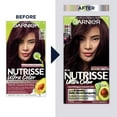 thumbnail image 3 of Garnier Nutrisse Nourishing Hair Color Creme, BR1 Deepest Intense Burgundy, 3 of 11