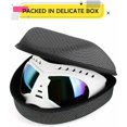 thumbnail image 4 of Gafas para perros Gafas para mascotas, anti-UV, impermeables y resistentes al viento, gafas para perros medianas y grandes - Blanco, 4 of 5
