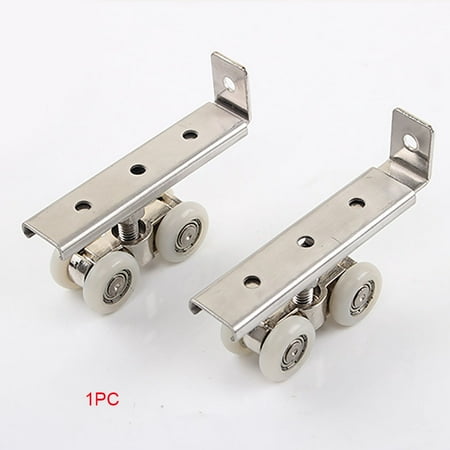 

Stainless Steel Sliding Door Roller Bear 30KG Home Room Wardrobe Wood Door Hanging Wheels For Furniture Hardware Wheel
