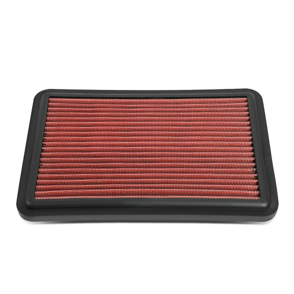 DNA Motoring AFPN-226-RD For 2014 to 2020 Nissan Rouge Sport X-Trail Washable Durable Drop-In Engine Air Filter Panel Red 15 16 17 18 19
