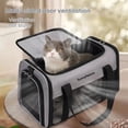 thumbnail image 3 of Transportadora para mascotas SunnyNature aprobada por TSA, plegable, 43 x 28 x 28 cm, 3 of 9