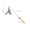 Brown, variant on Black Feather Cat Wand Toy with Bell, 360° Flexible Spring Interactive Teaser Stick, Replaceable Black Feather Pet Exercise Toy for Indoor Kittens & Adult Cats Play Training