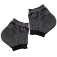 thumbnail image 2 of Soft Comfortable Women Dead Skin Removal Sock Moisturing Spa Gel Socks Cotton Gel Heel Socks Silicone Insole Gel Sock Feet Protector Foot Care Tool GREEN, 2 of 8