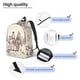 thumbnail image 3 of Easygdp Cowboys Riding Horses Mochila de Lona Resistente para Laptop, Compatible con Laptops de 15 a 17 pulgadas, Ideal para Escuela, Trabajo y Viajes-Medium, 3 of 5