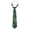Green, variant on Ties for Women Men, Metal Chain Necktie Adjustable Khaki Tie for Uniform, School, Business Wedding, Shirt Accessory