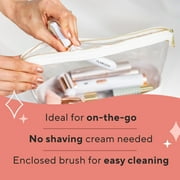 Finishing Touch Flawless Bikini Shaver and Trimmer Hair Remover for Women, Dry Use Electric Razor, Personal Groomer for Intimate Ladies Shaving, No Bump, Smooth Shave
