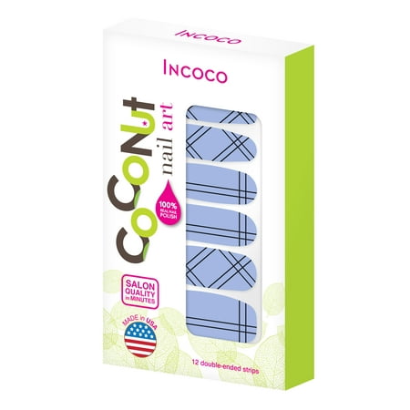 Coconut Nail Art by Incoco Nail Polish Strips, Trend (Best Simple Nail Art)