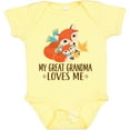 thumbnail image 3 of Inktastic My Great Grandma Loves Me Fox Boys or Girls Baby Bodysuit, 3 of 5
