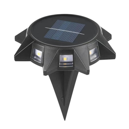 

Clearance LED Solar Lights Underground Buried Garden Roadway Outdoor Wall Lamp 8 LED Solar Lights