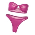 thumbnail image 1 of Conjunto de bikini para mujer Traje de baño Traje de baño de corte alto para mujer para viajes Violeta Yuyangstore Traje de bikini de mujer, 1 of 6