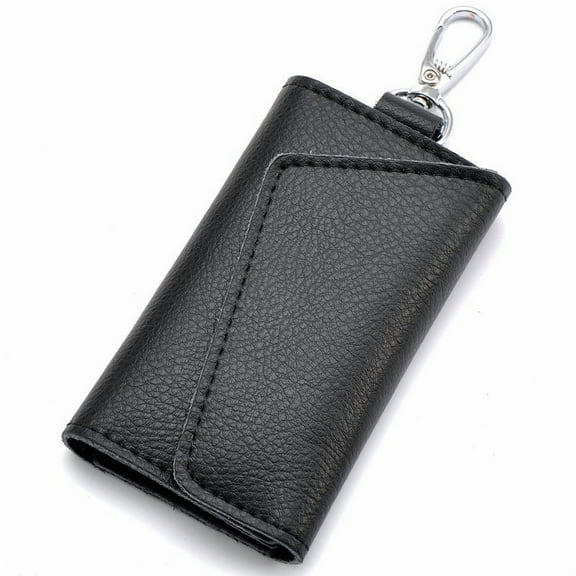 Keychain Men Women Key Holder Organizer Pouch Car Key Bag Wallet Housekeeper Key Case Mini Card Bag Black,1 * key case,black