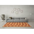 thumbnail image 3 of Ahgly Company Indoor Rectangle Abstract Brown Modern Area Rugs, 6' x 9', 3 of 4