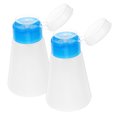 thumbnail image 3 of WRISTBIQUE Press Bottles Plastic Refillable Portable Leakproof Storing Water 2Pcs 6.5x11In, 3 of 9