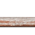thumbnail image 5 of Unique Loom Nyla Collection Area Rug - Smile (4' Octagon Salmon Pink/Black), 5 of 7