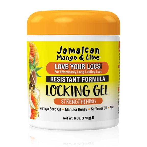 Jamaican Mango & Lime Nourishing Resistant Formula Locking Hair Styling Extra Hold Gel, 6 oz., Unisex