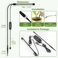 thumbnail image 2 of LED Grow Light USB Full Spectrum Plant Light for Indoor Succulent Plants, Dimmable Plant Lamp with Timer Switch, 2 of 12
