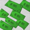 thumbnail image 1 of Ahgly Company Indoor Square Patterned Jade Green Novelty Area Rugs, 3' Square, 1 of 6