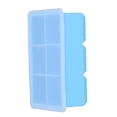 thumbnail image 1 of Large Silicone Ice Tray, 6 Cells Square Ice Maker for Cold Drinks, Desserts, and More, 1 of 8