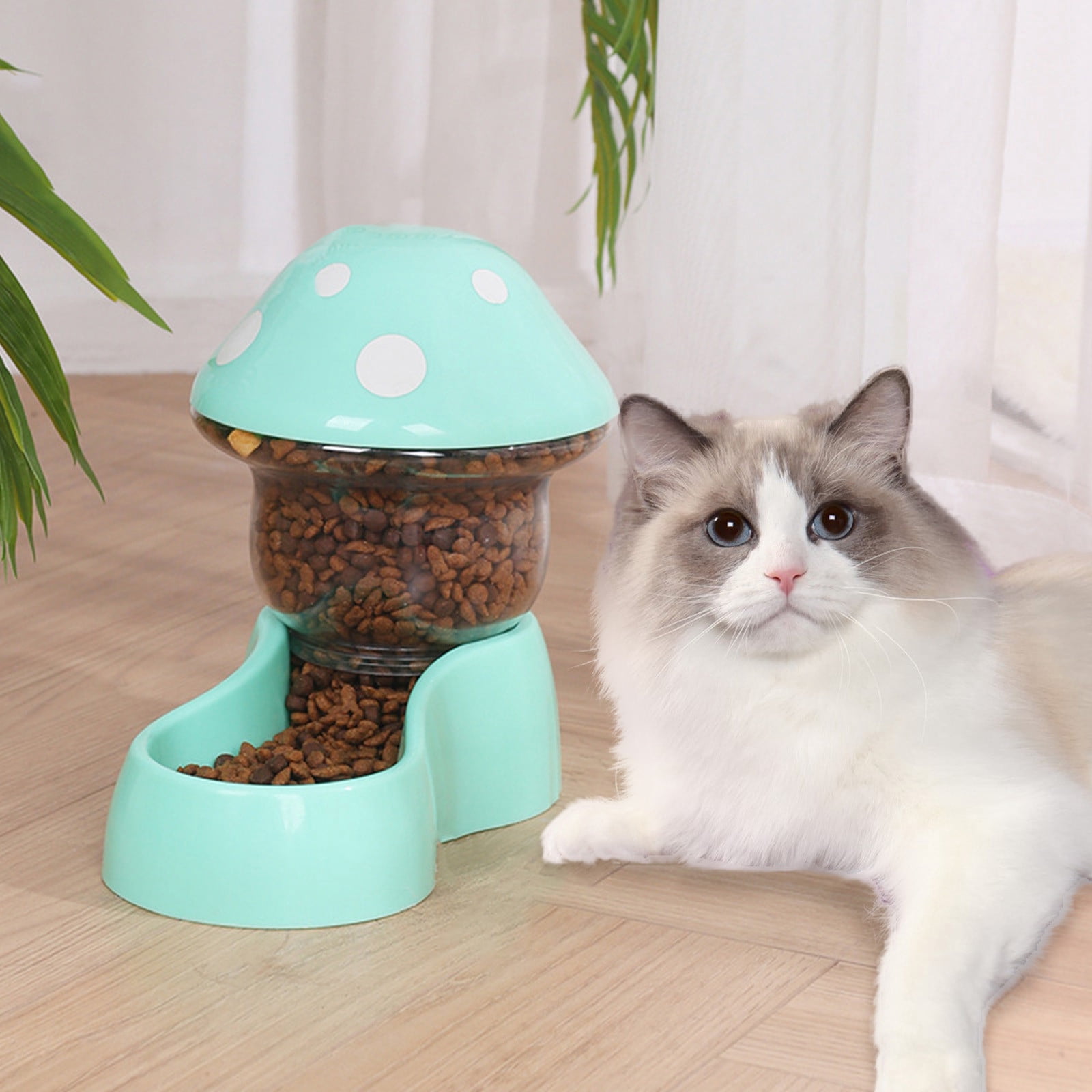 Automatic Pet Feeder and Water Dispenser for Cats Dogs Puppy Food Supply Indoor Outdoor Use