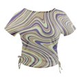 thumbnail image 1 of Blusa George Talla G Elevadores Estampado Lila, 1 of 4