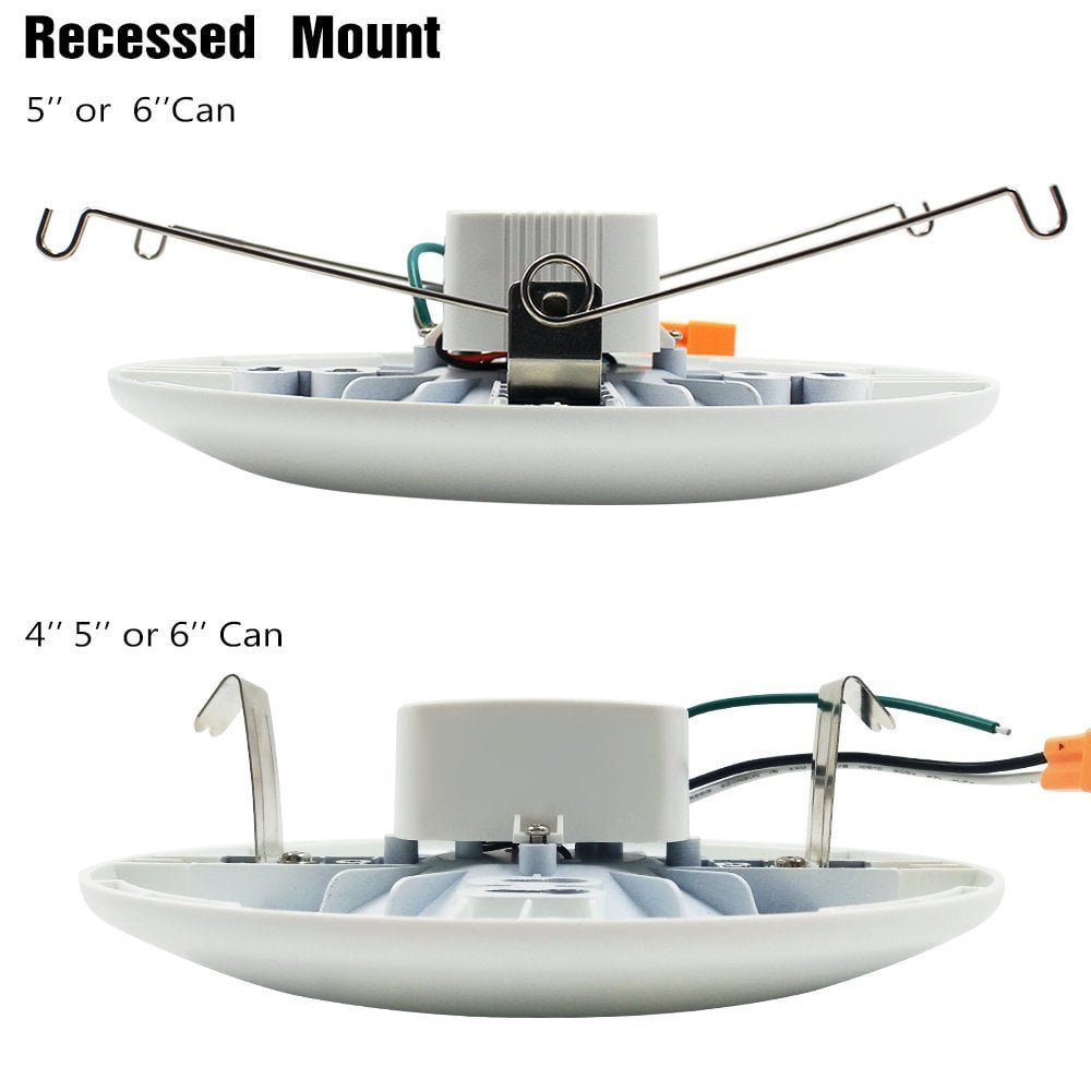 Torchstar 15w Dimmable Led Surface Recessed Downlight 85w Equiv Torchstar 15w Dimmable Led Surface Recessed Downlight 85w Equiv Disk Light For 5 6 Cans And 3 4 J Box 3000k Warm White Com