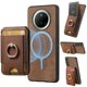 thumbnail image 2 of For Huawei Mate 70 Leather Back Cover with Detachable Card Holder Kickstand - Green, 2 of 5