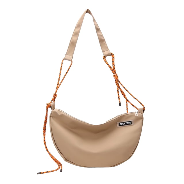 Bolso de hombro de lona para mujer y hombre, bolso bandolera informal, bolso ligero y suave para viajes y compras diarias.