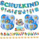 thumbnail image 1 of Kit de fiesta para el regreso a clases con 18 globos de látex y pancarta, 1 of 2