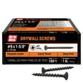thumbnail image 5 of Grip-Rite #6 x 1-5/8 in. Phillips Bugle-Head Coarse Thread Sharp Point Drywall to Wood Screw 1 lb., 5 of 8