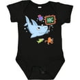 thumbnail image 3 of Inktastic Teacher Shark with School of Fish Boys or Girls Baby Bodysuit, 3 of 5
