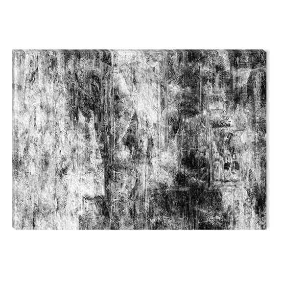Startonight Canvas Wall Art Black and White Abstract The World of No Colors, Dual View Surprise Artwork Modern Framed Ready to Hang Wall Art 100% Original Art Painting 23.62 X 35.43 inch