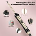 thumbnail image 4 of 9mm Quick Heating Curling Iron With Ceramic Coating For Women’s Hair, 4 of 6