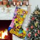 thumbnail image 1 of Plantas contra Zombis Tema: Calcetines de Navidad, fino lino blanco para colgar en escaleras y chimenea, decoración navideña para el hogar, regalo de Navidad.54cm×38cm, 1 of 5