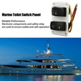 thumbnail image 1 of Boat Toilet Switch Panel,DC12 24V Marine Toilet Yacht Toilet Rocker Switch Marine Toilet Toggle Switch Custom Engineered, 1 of 8