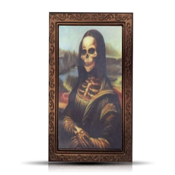 Bewildely Marco de fotos de Halloween Party Horror Scary PVC TPE Photo Home Hotel Haunted House Decoraciones, B004 Kits de decoración para fiestas No.04