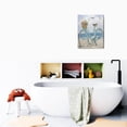 thumbnail image 6 of 12x16 inch Beach Wall Art Contemporary Bathroom Decor Piece Featuring a Framed Bicycle Canvas Print & Seascape Painting, 6 of 7