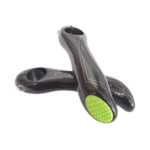 2x Embouts de Guidon de Vélo de Montagne Angle Réglable 22.2mm PP Antidérapant Vert
