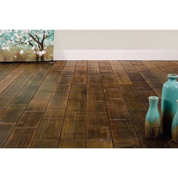 EcoSolid Bamboo, Moso, 5 in. Width x Random Lengths up to 4 ft., Solid Tongue & Groove Bamboo Flooring (19.53 sq. ft. / Carton)