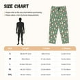 thumbnail image 4 of Disketp Mushrooms Gnome Print Women's Comfy Pajama Pants Casual Drawstring Palazzo Lounge Wide Leg Pants, 4 of 7
