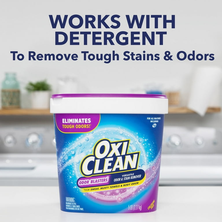 OxiClean Odor Blasters 3lb: Stain Remover & Laundry Booster Powder