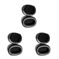 thumbnail image 3 of Inteprter Almohadillas para los oídos Cojín Protección auditiva Suavidad Reemplazo de auriculares sobre la oreja para auriculares Negro 3Conjunto, 3 of 6