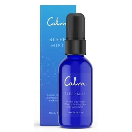Calm Sleep Mist Pillow Spray with Essential Oils, Lavender, 28