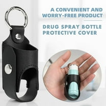 Hovmgk Spray Bottle Case, Leather Storage Pouch, Exquisite, Hangable, Mini – Ideal for Travel, Daily Use, Suitable for Beauty Enthusiasts, Travelers
